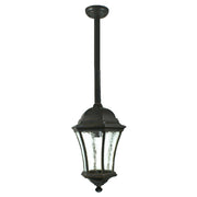 Strand Medium Outdoor Rod Pendant, Antique Bronze