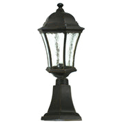 Strand Small Outdoor Pillar Mount, Antique Bronze