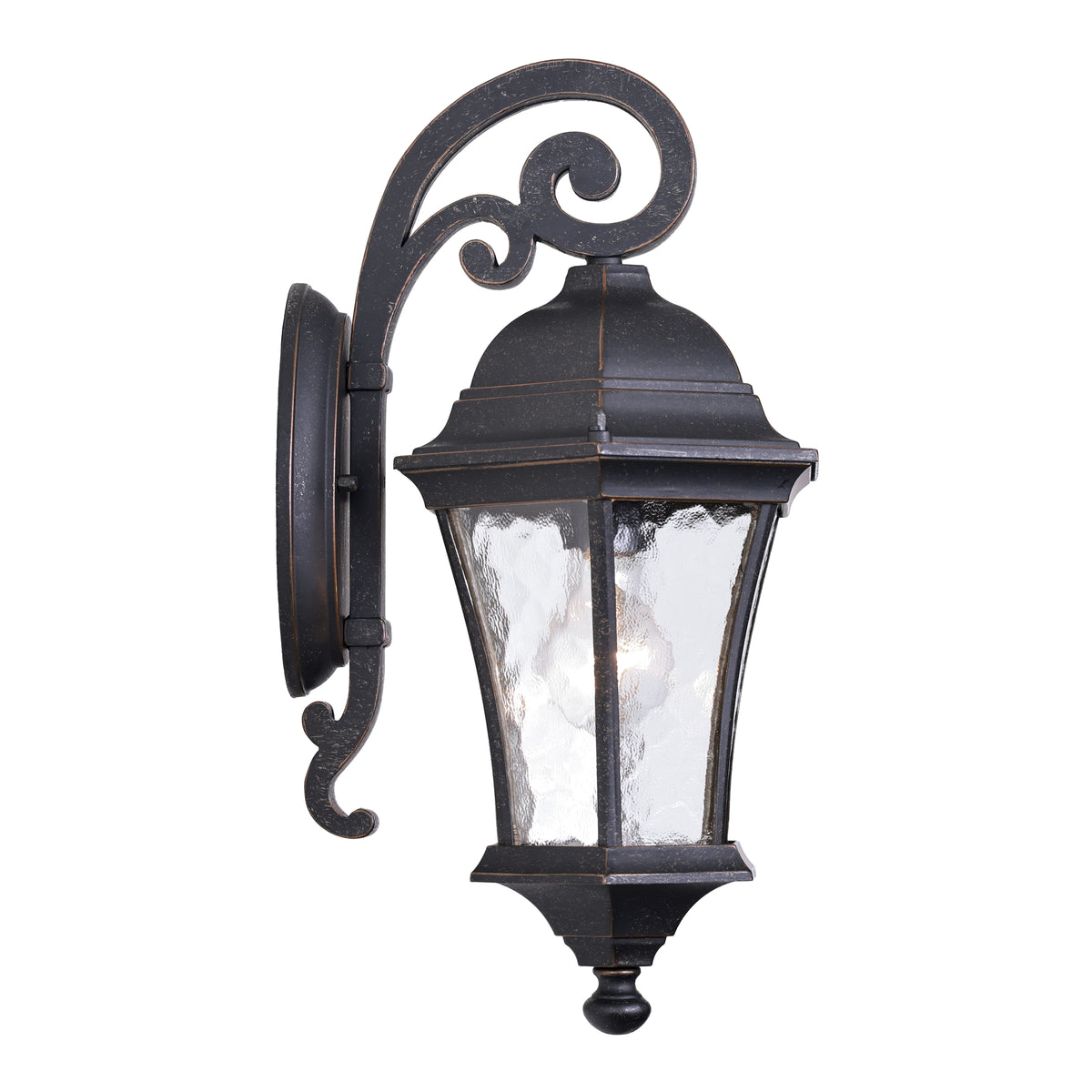 Strand Small Outdoor Wall Light, Antique Bronze