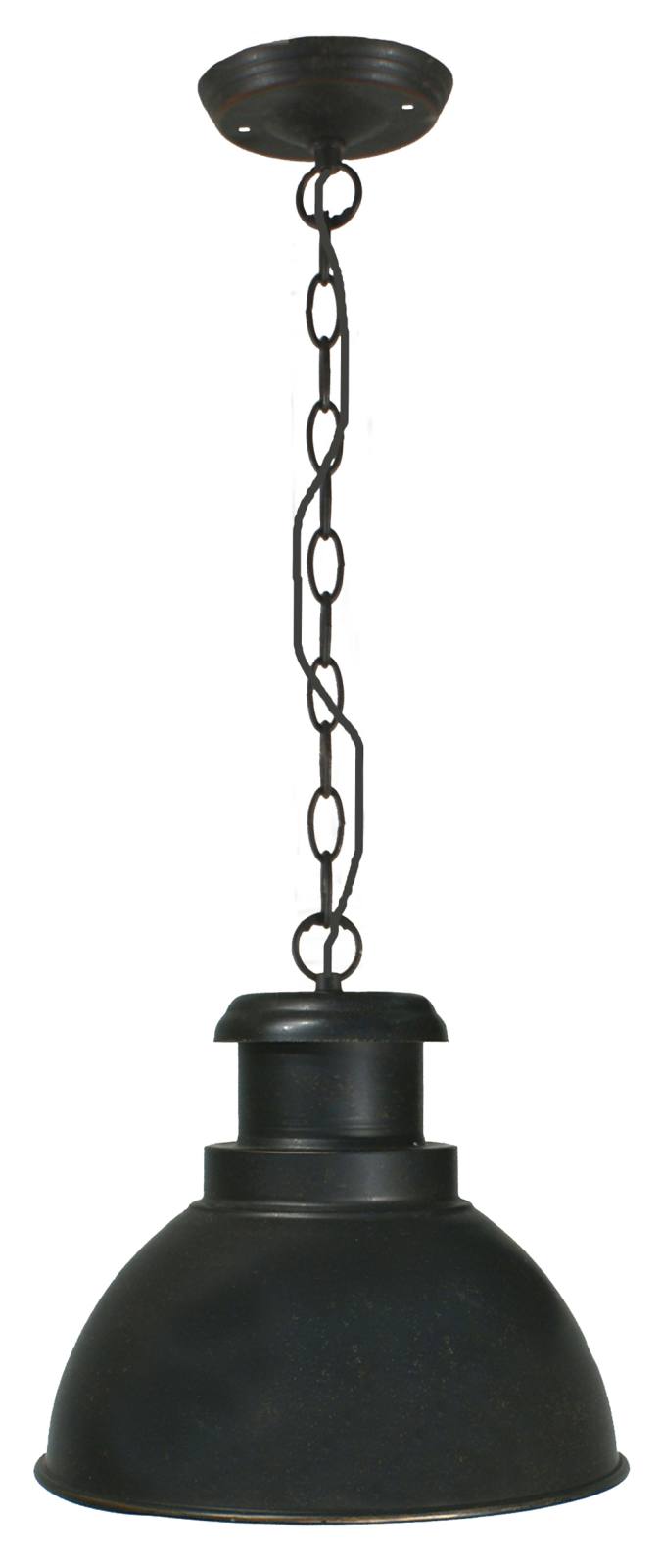 Terminal Indoor Chain Pendant Light, Antique Bronze