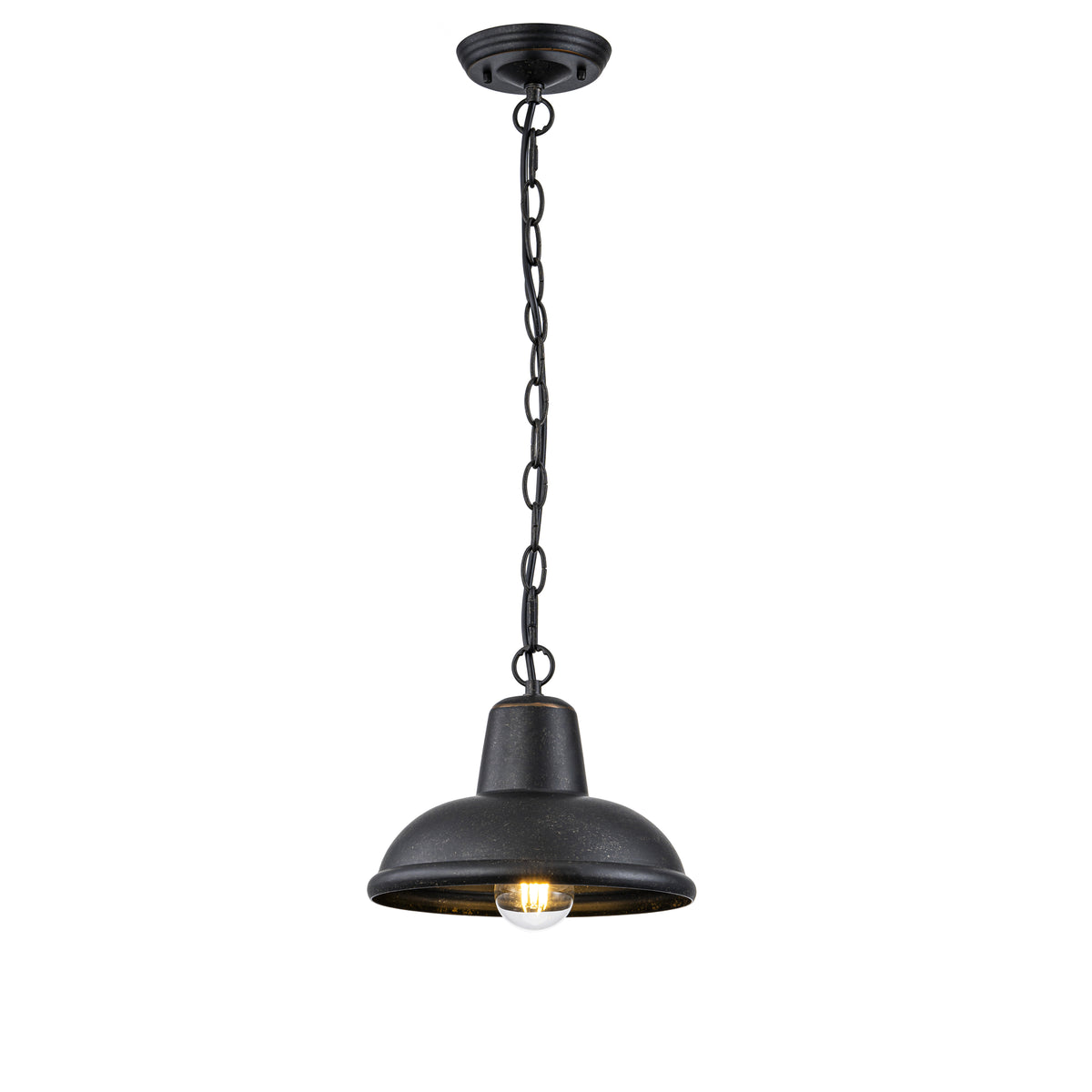 Urban Indoor Chain Pendant Light, Antique Bronze