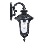 Waterford Small Outdoor Wall Light, Antique Black