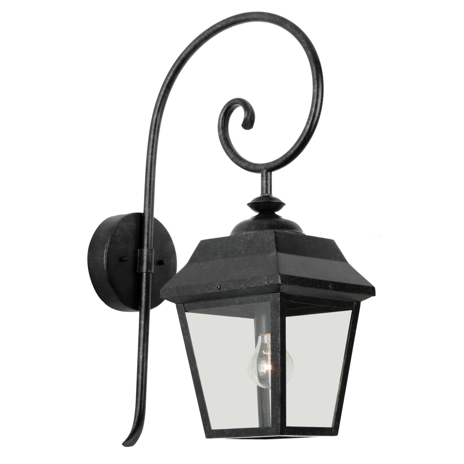 Fairlight Outdoor Wall Light, Antique Black