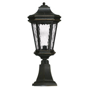 Tilburn Large Outdoor Pillar Mount, Antique Bronze