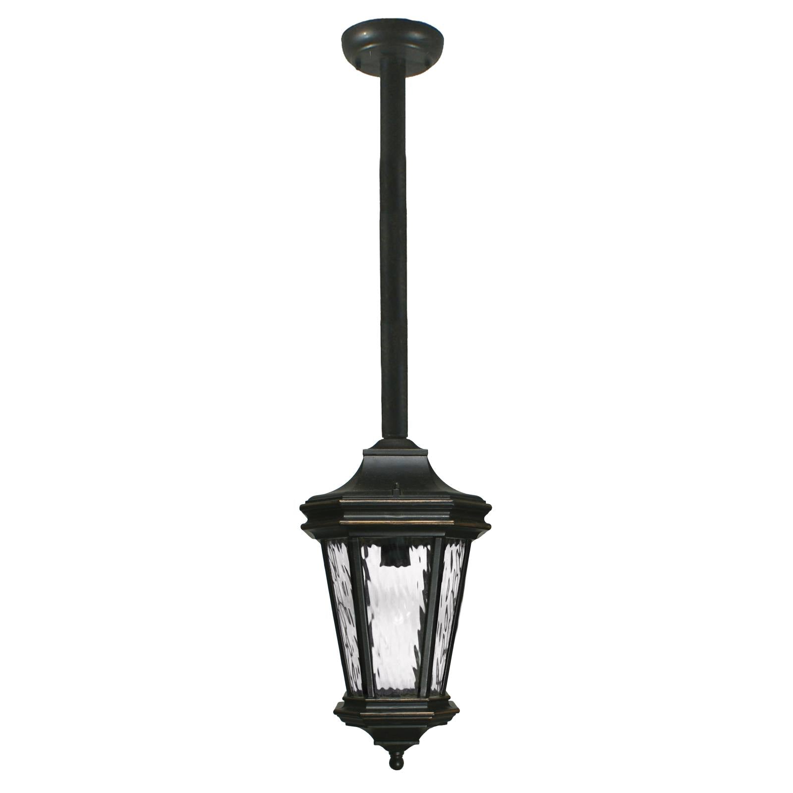 Tilburn Large Outdoor Rod Pendant, Antique Bronze