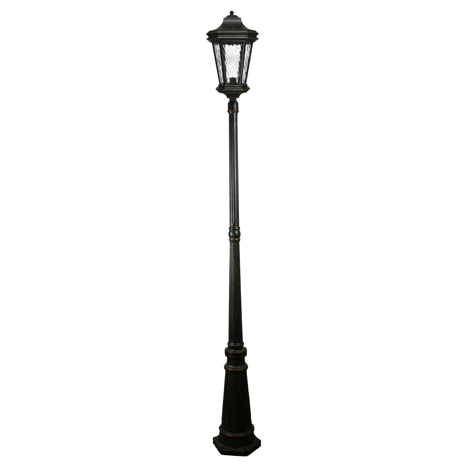 Tilburn Large Standard Outdoor Garden Post Light, Antique Bronze