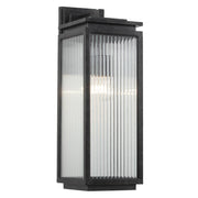 Boulevard Large Outdoor Wall Light, Antique Black