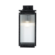 Boulevard Medium Outdoor Wall Light, Antique Black
