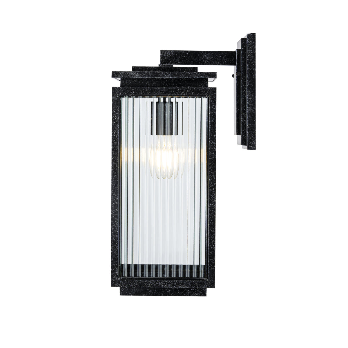 Boulevard Medium Outdoor Wall Light, Antique Black