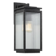 Boulevard Medium Outdoor Wall Light, Antique Black