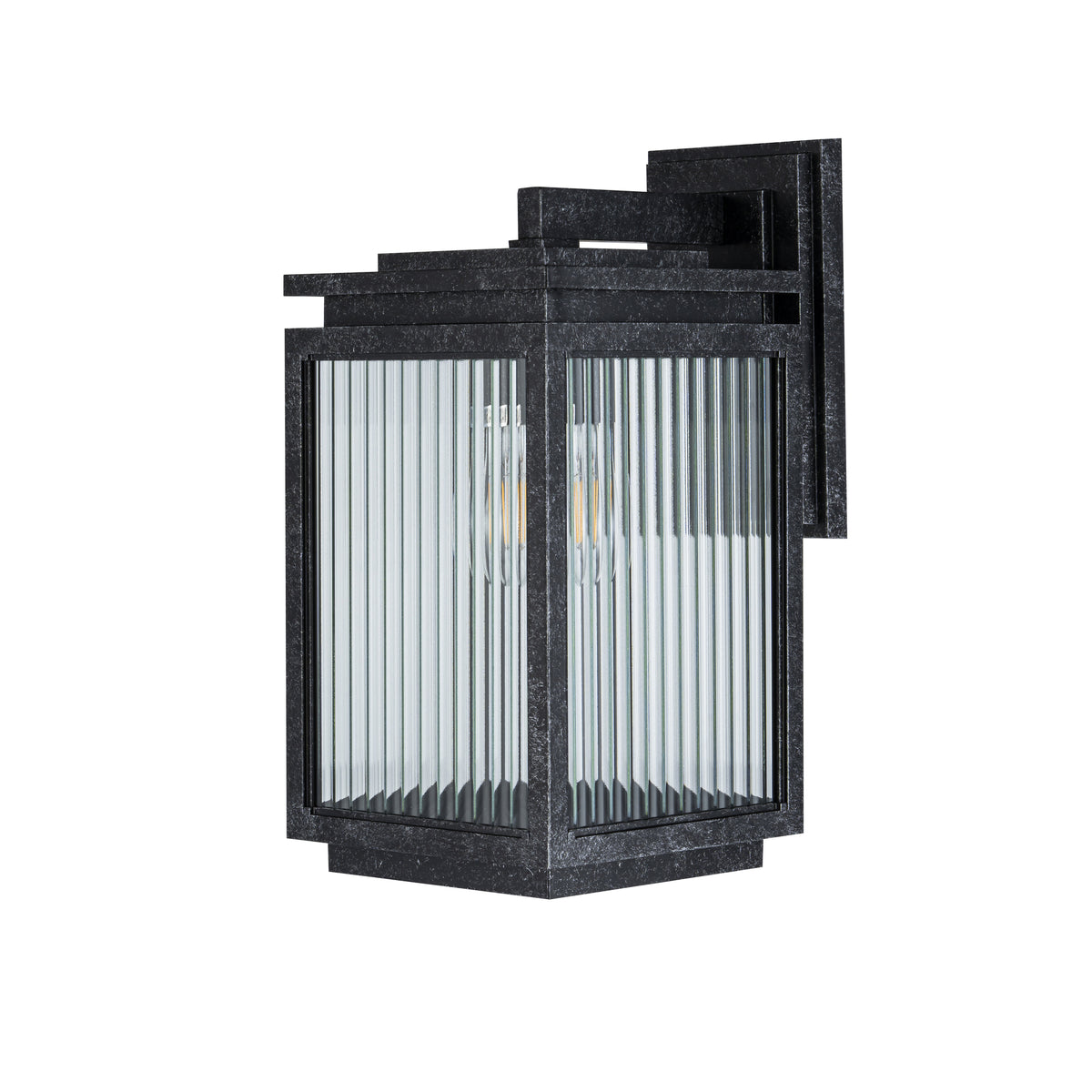 Boulevard Small Outdoor Wall Light, Antique Black