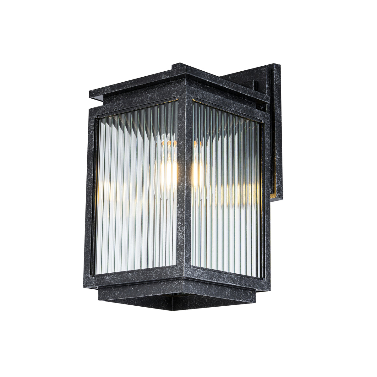 Boulevard Small Outdoor Wall Light, Antique Black