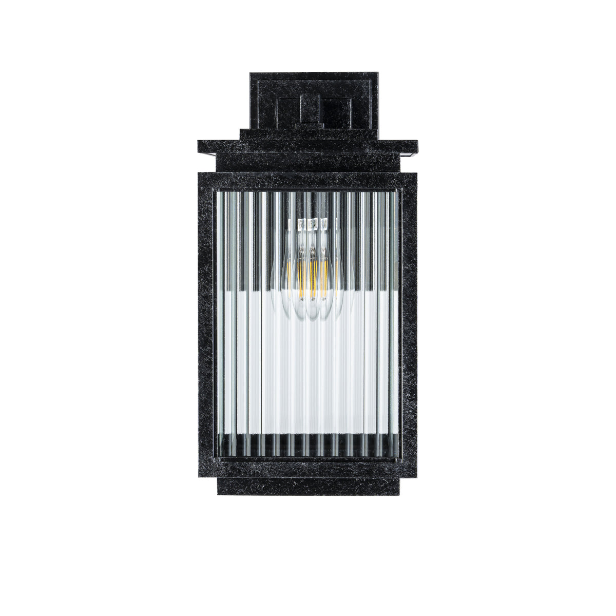 Boulevard Small Outdoor Wall Light, Antique Black
