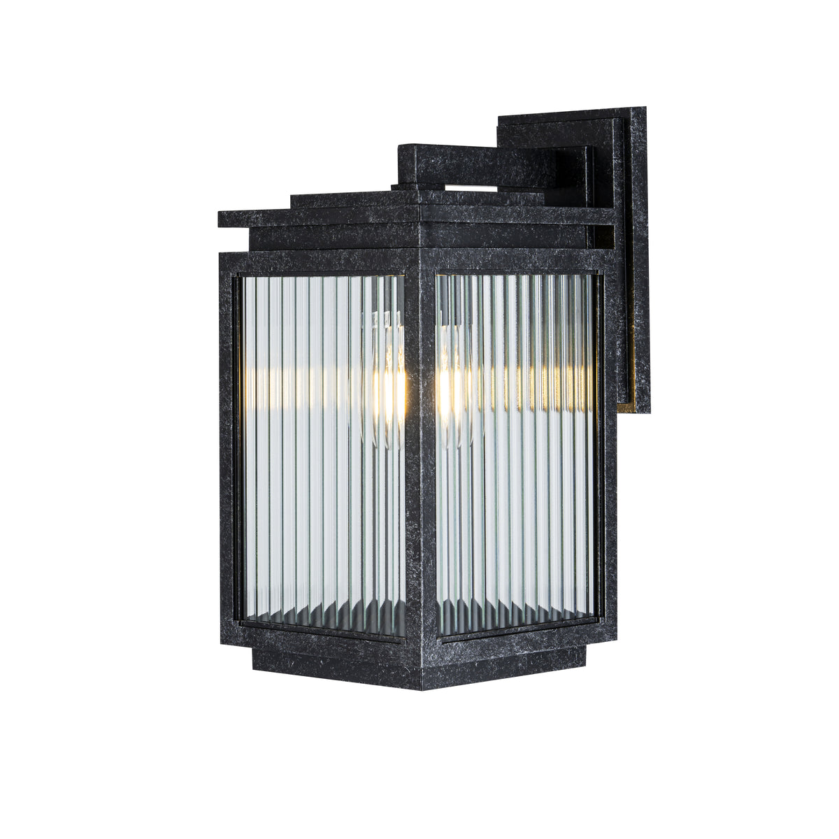 Boulevard Small Outdoor Wall Light, Antique Black