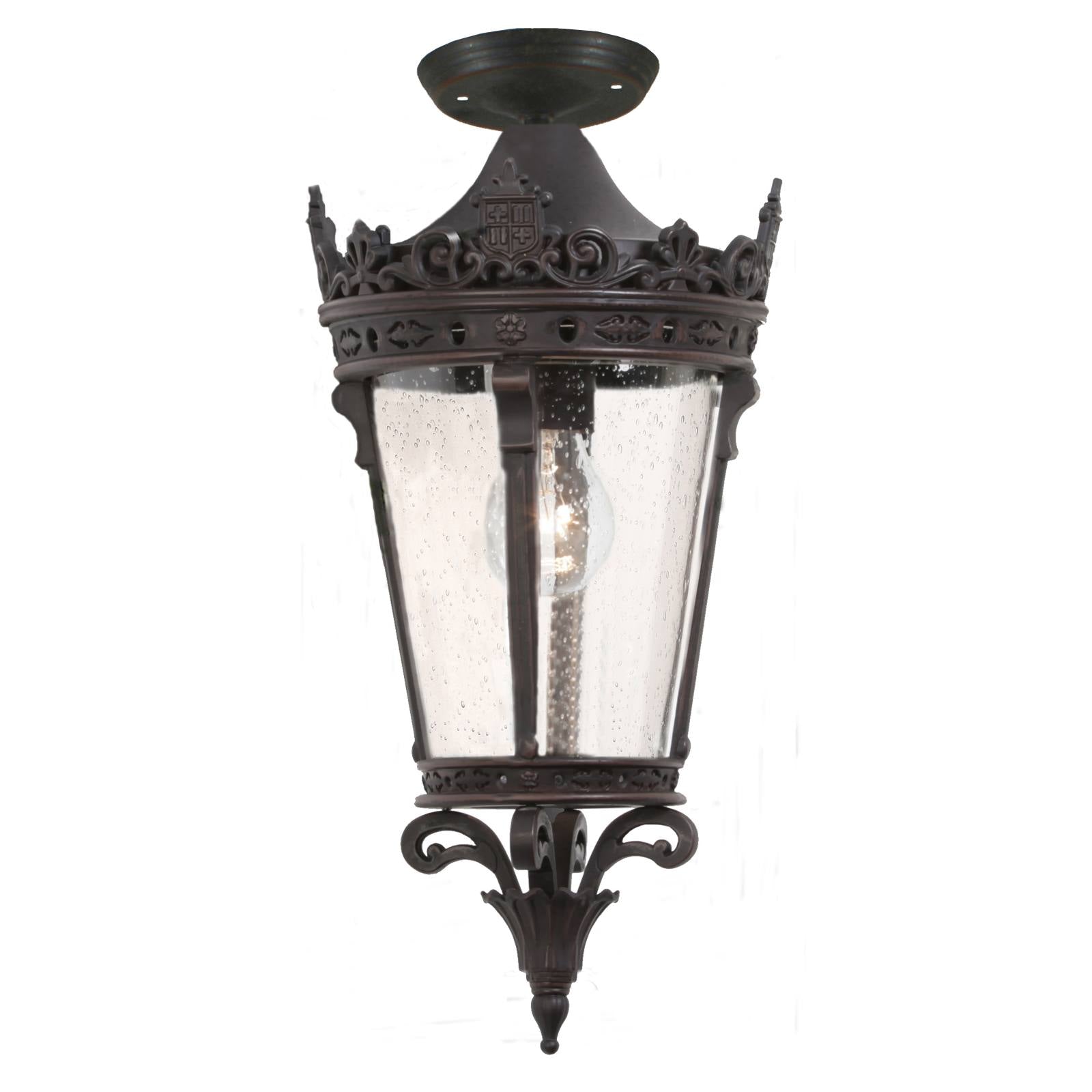 Crown Large Outdoor Under Eave, Antique Bronze