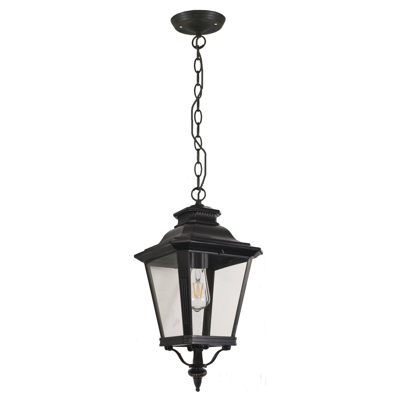 Kingdom Indoor Chain Pendant Light, Antique Bronze