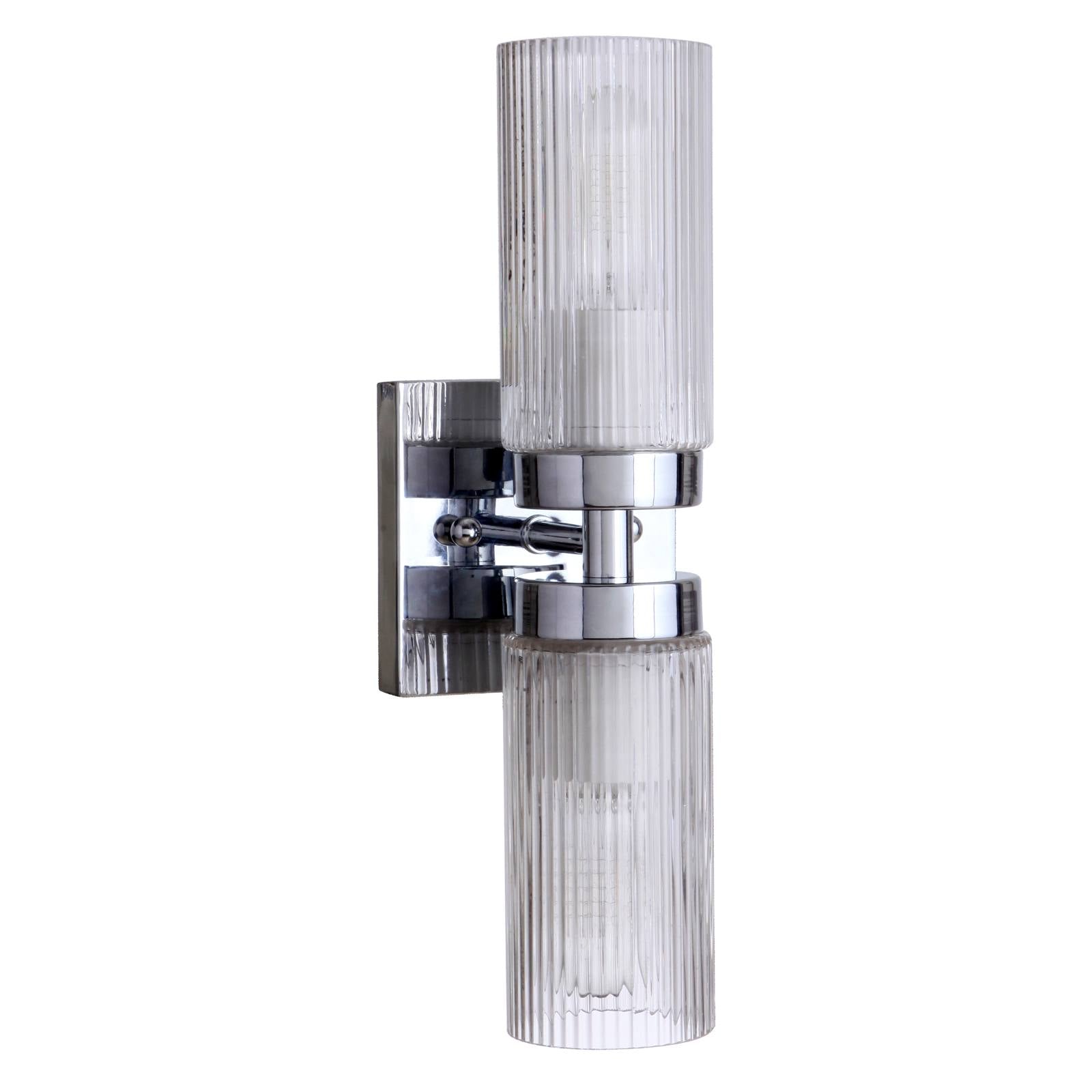 Chester 2 Light Wall Bracket, Chrome