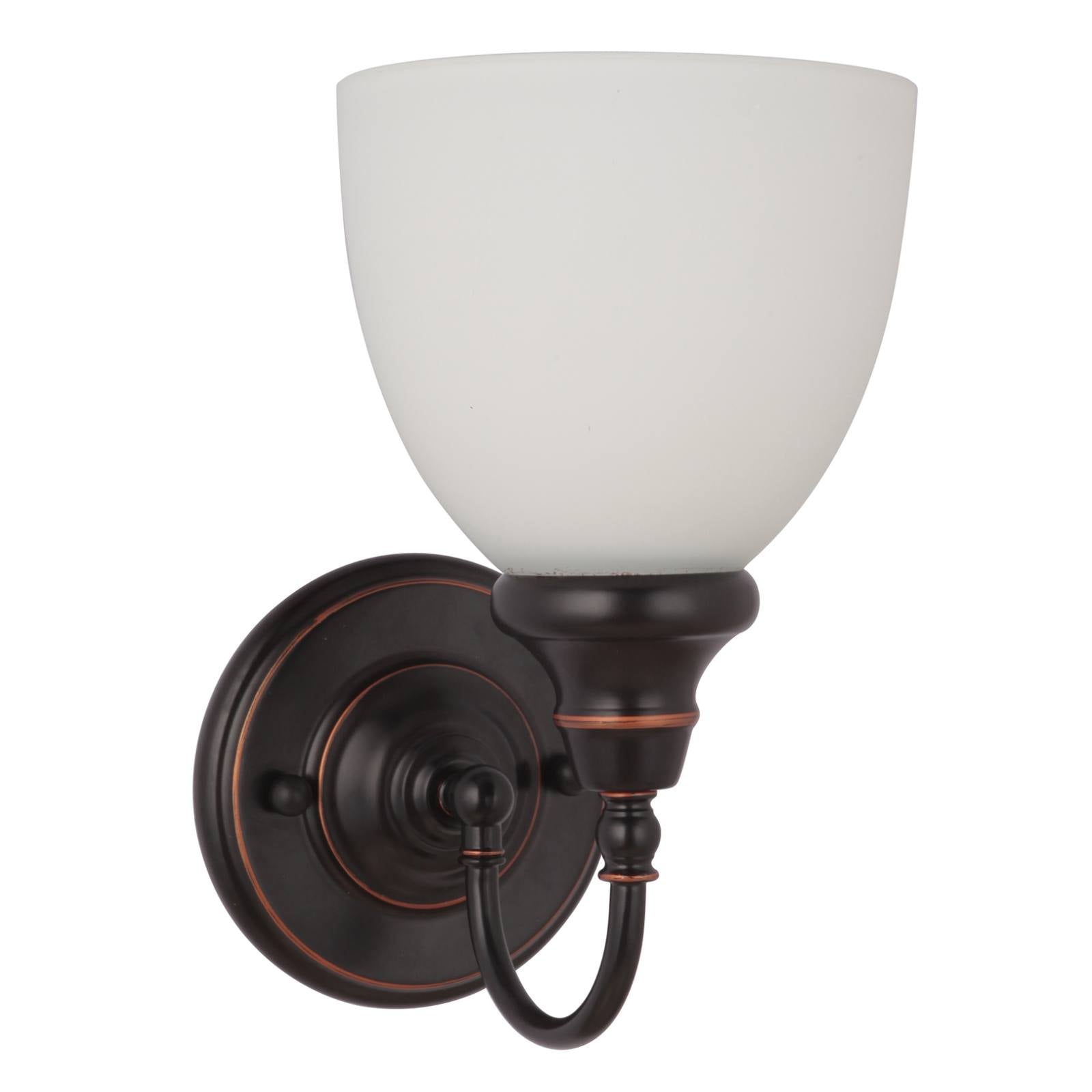 Benson 1 Light Wall Bracket, Bronze