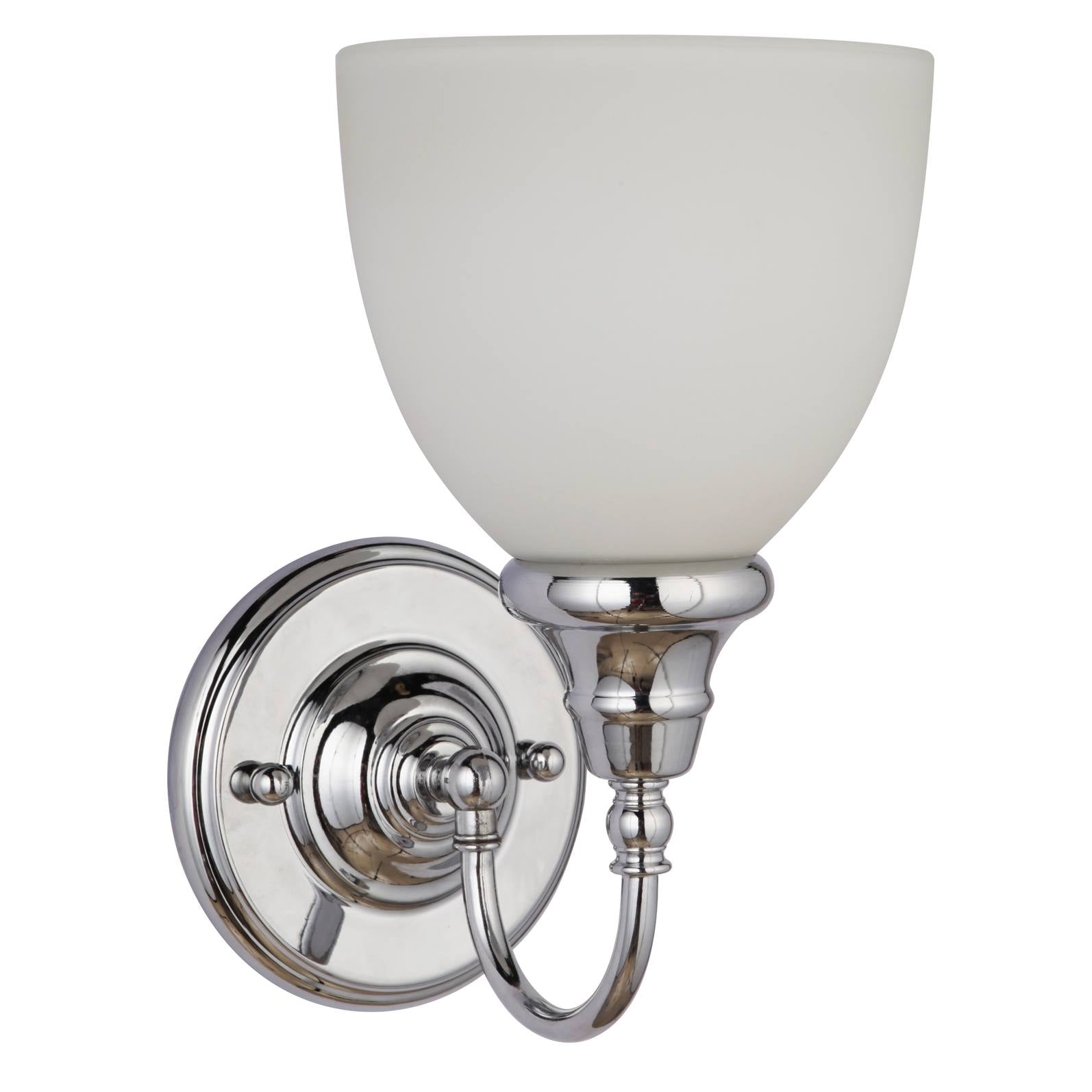 Benson 1 Light Wall Bracket, Chrome