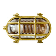 Admiral Outdoor Wall Bunker Light, Solid Brass