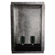 Frontage Large Outdoor Wall Sconce, Antique Black