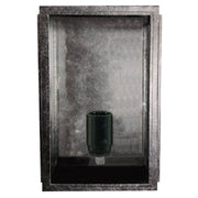 Frontage Small Outdoor Wall Sconce, Antique Black