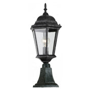 Junction Medium Outdoor Pillar Mount, Antique Black