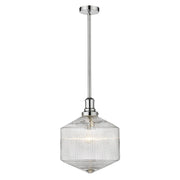Jefferson Large Pendant, Clear Chrome