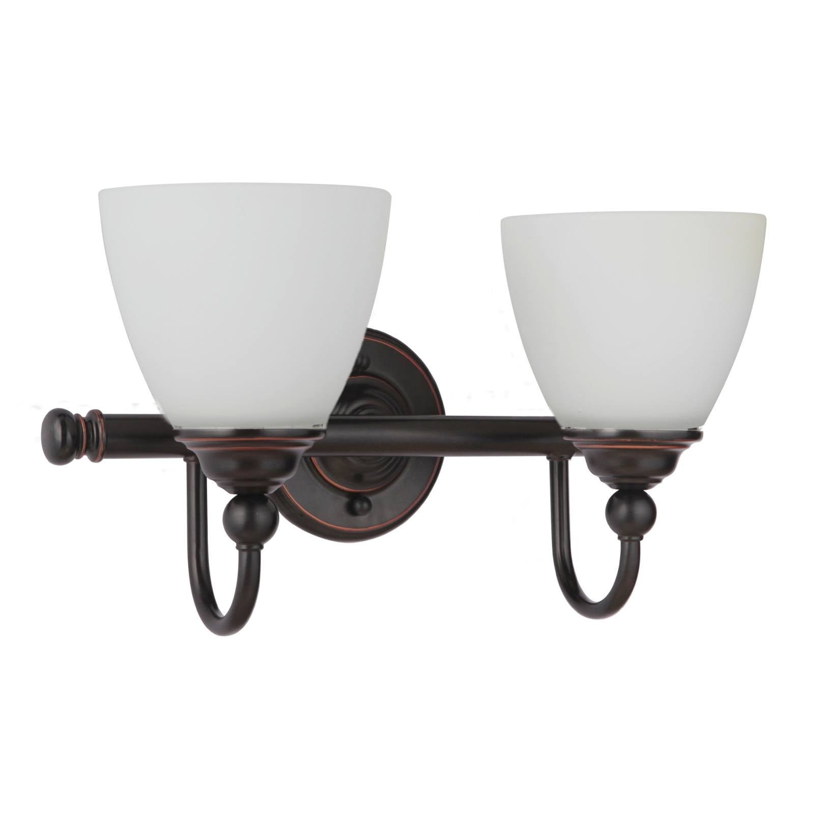 Nova 2 Light Wall Bracket, Bronze