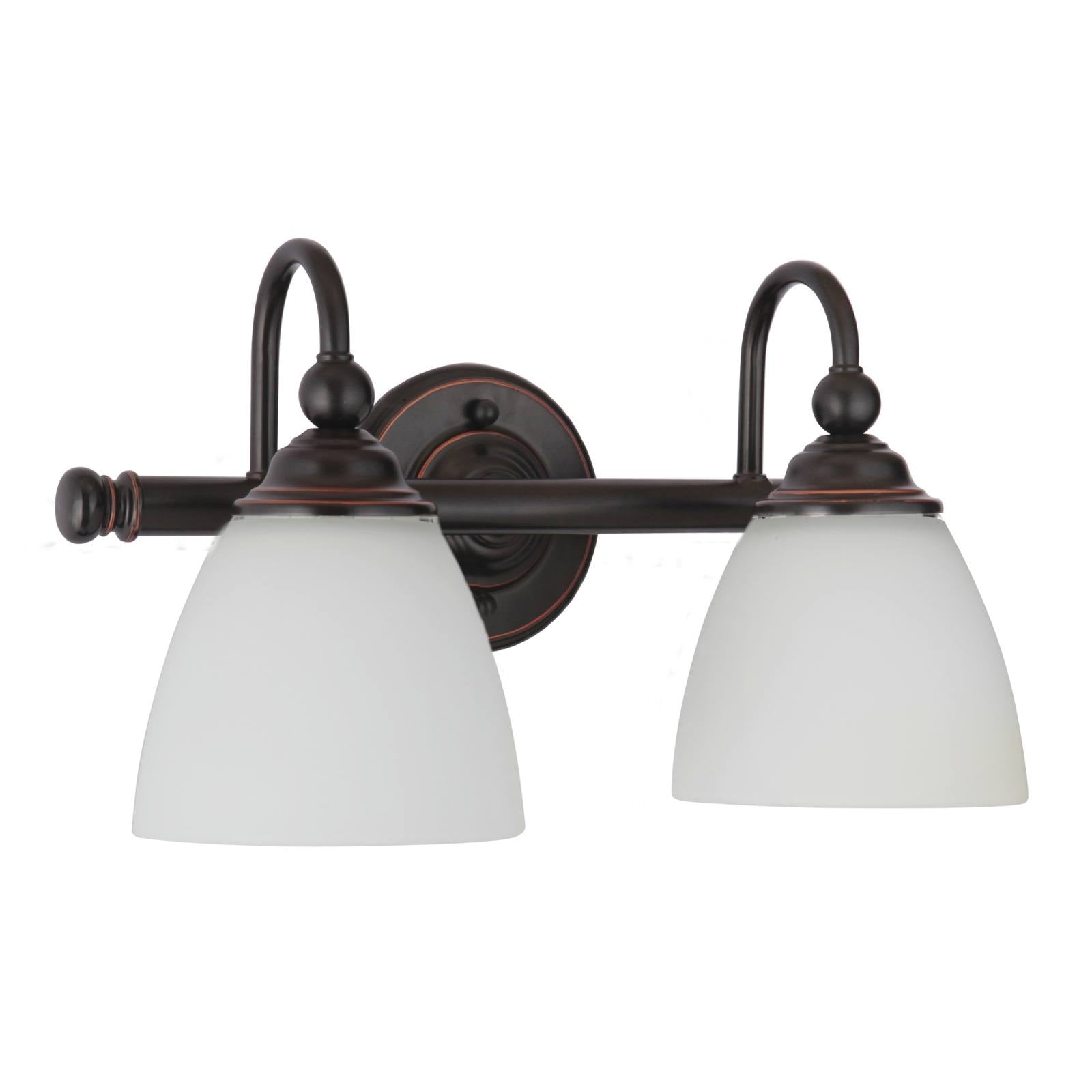 Nova 2 Light Wall Bracket, Bronze