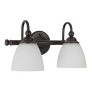 Nova 2 Light Wall Bracket, Bronze