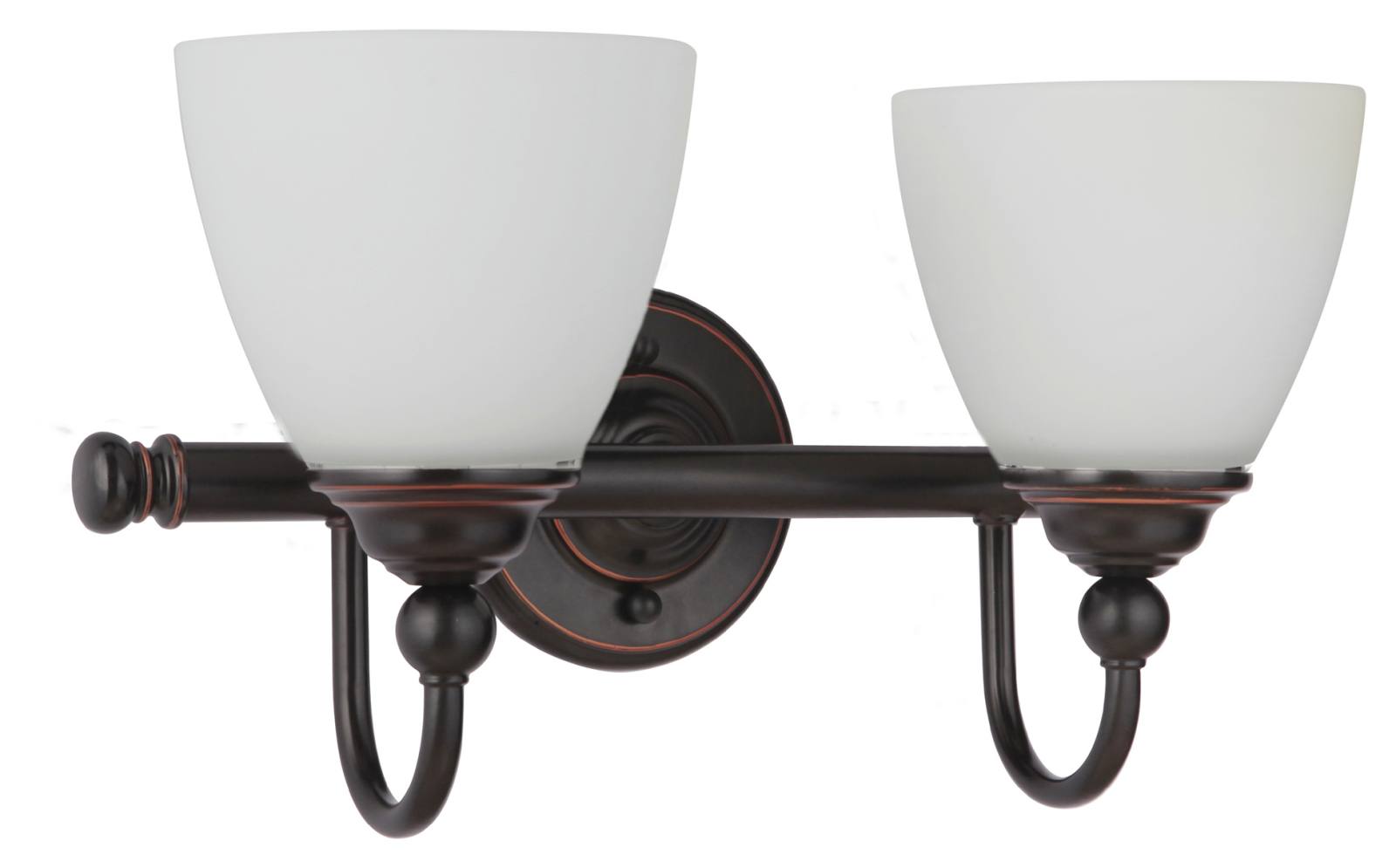 Nova 2 Light Wall Bracket, Bronze