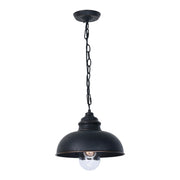 Parkway Large Indoor Chain Pendant Light, Antique Bronze