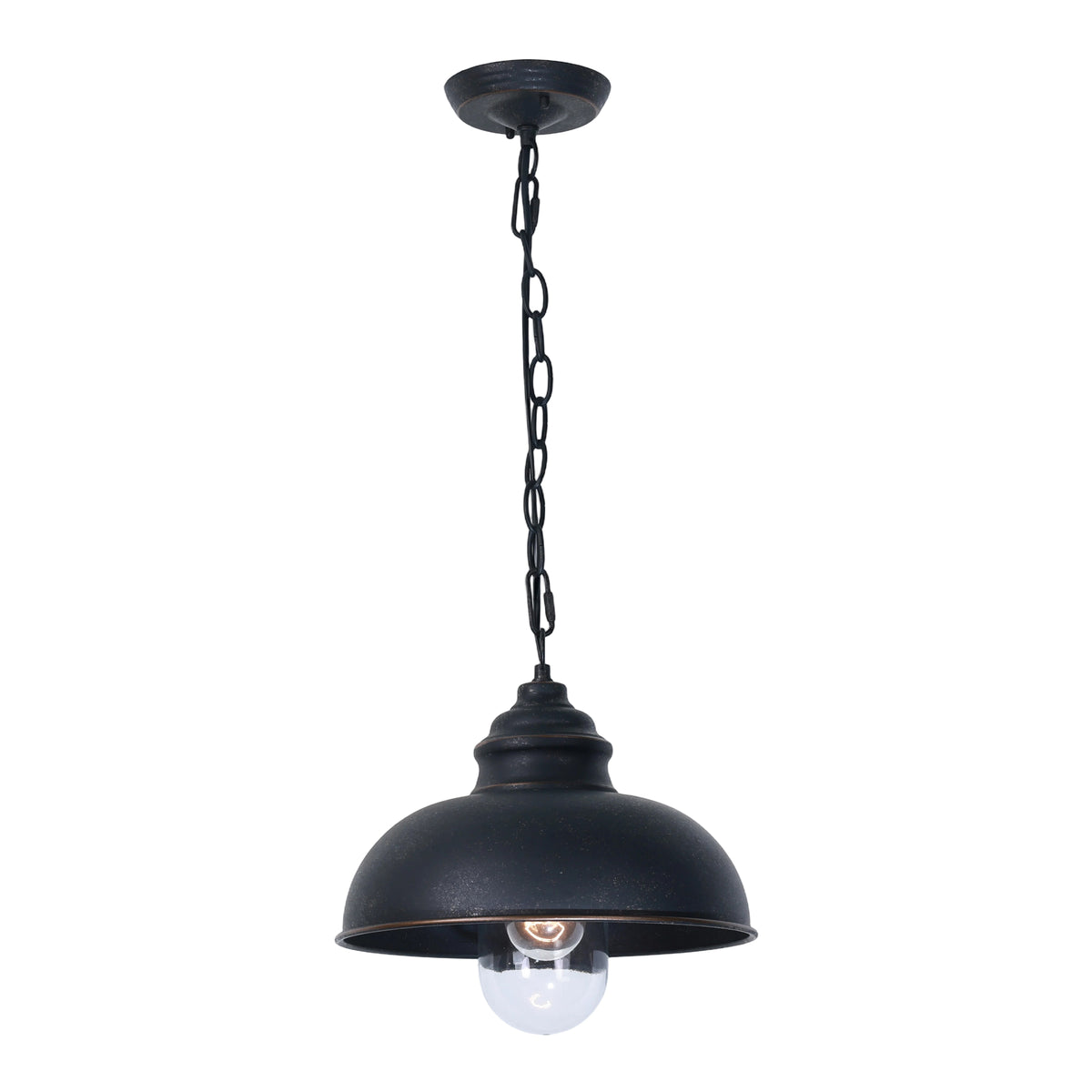 Parkway Large Indoor Chain Pendant Light, Antique Bronze