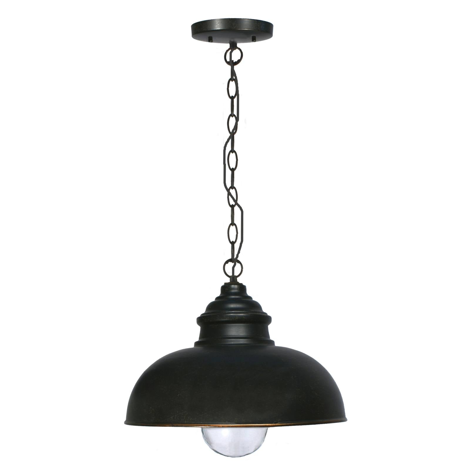 Parkway Large Indoor Chain Pendant Light, Antique Bronze