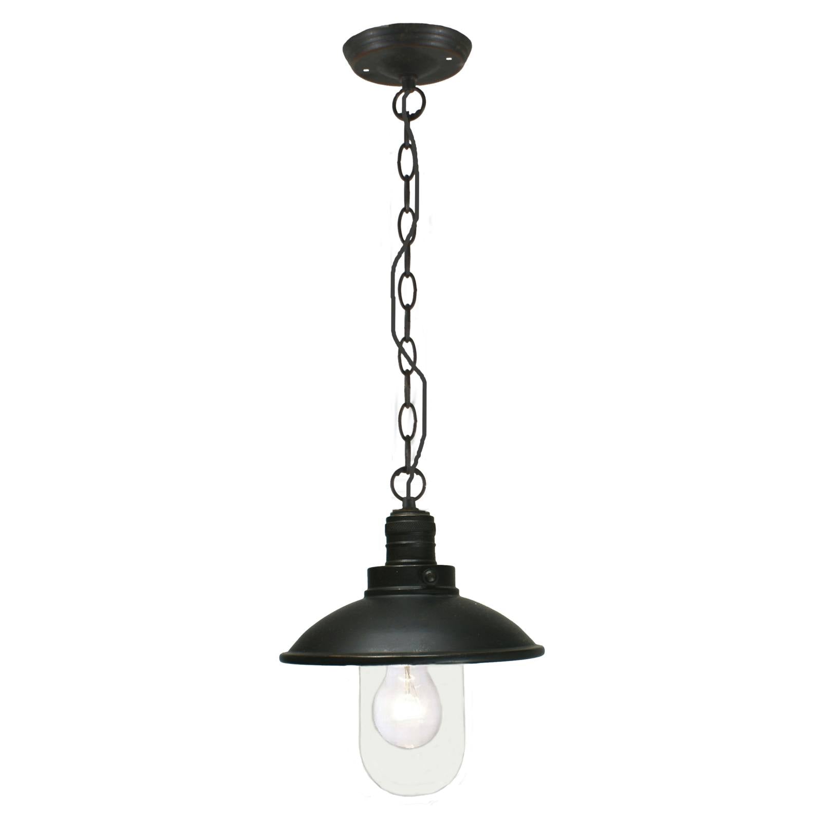 Port Indoor Chain Pendant Light, Antique Bronze