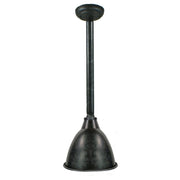 Riverside Outdoor Rod Pendant Light, Antique Black