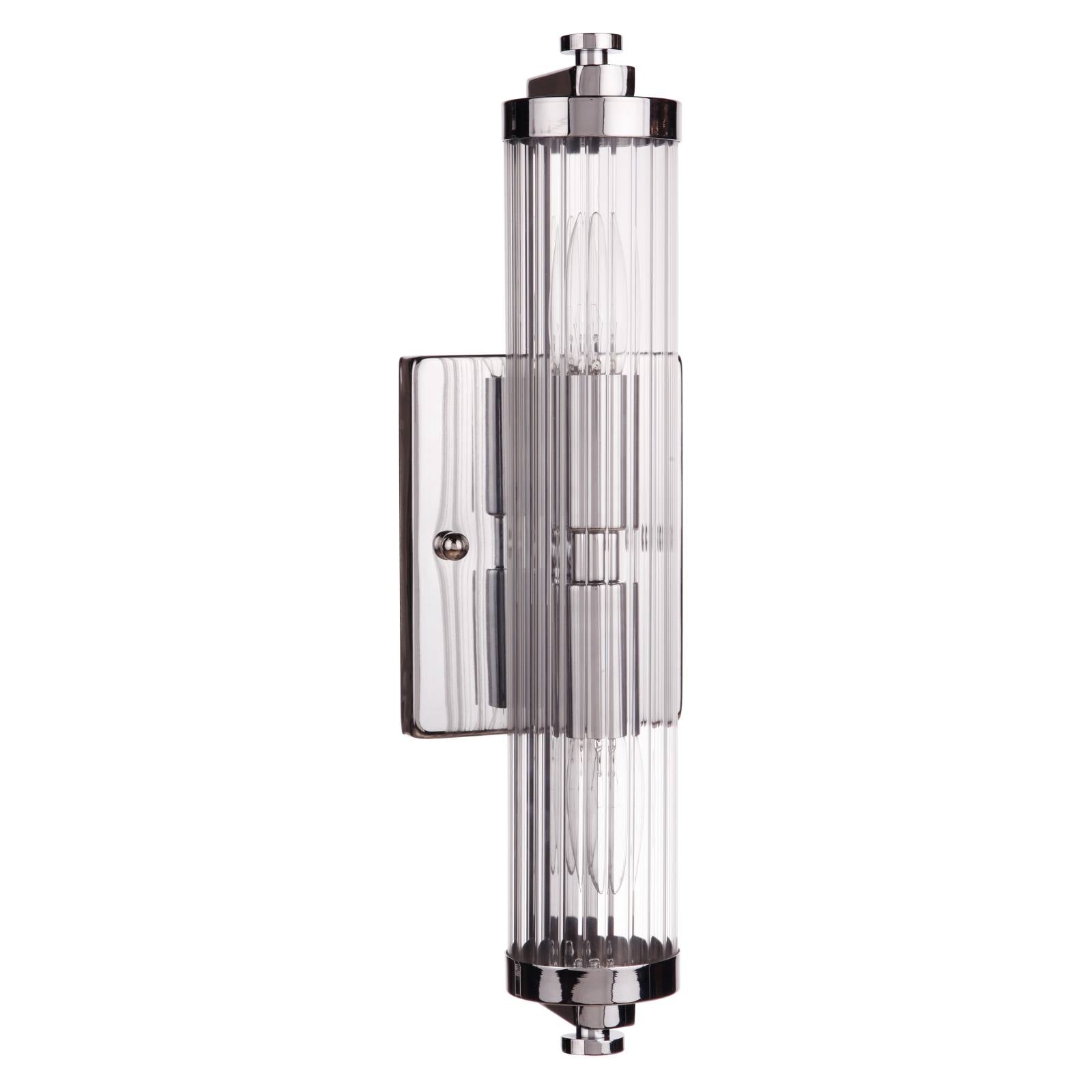 Rockford 2 Light Wall Light, Chrome