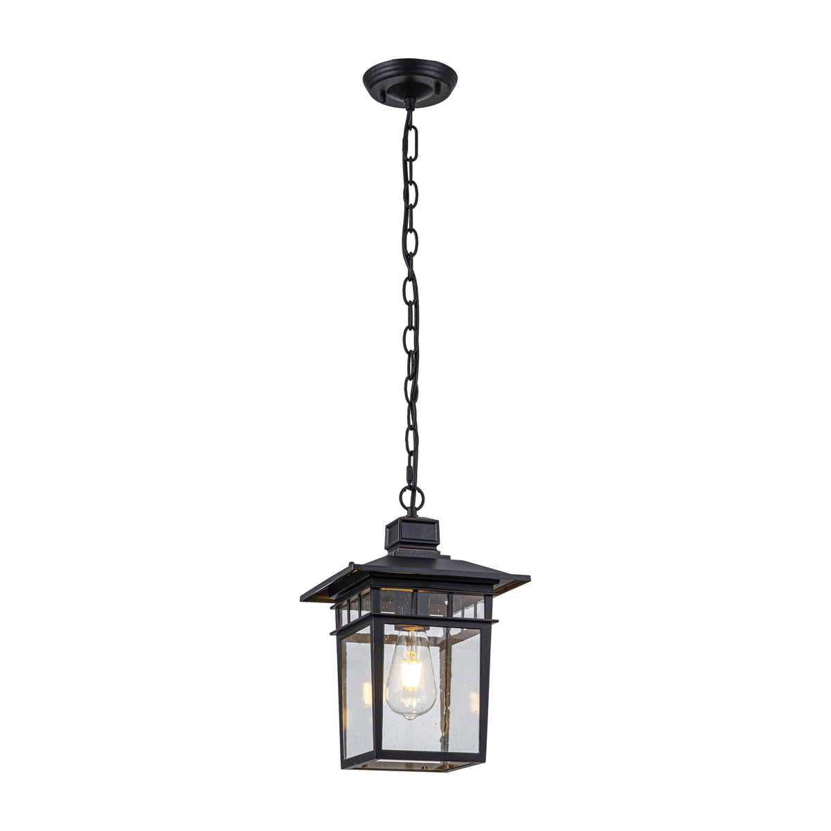 Promenade Medium Indoor Chain Pendant Light, Antique Bronze