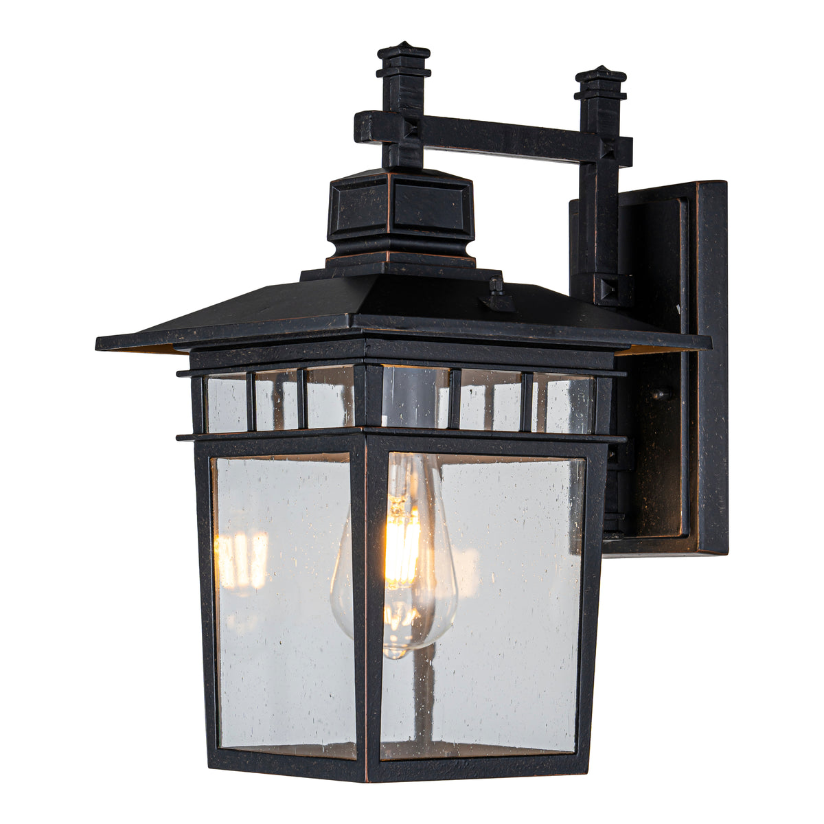 Promenade Medium Outdoor Wall Light, Antique Bronze