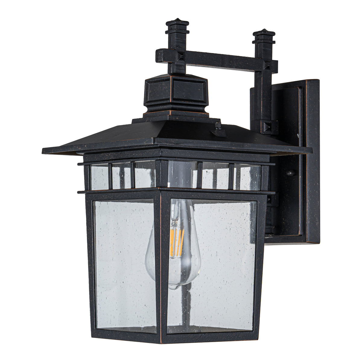 Promenade Medium Outdoor Wall Light, Antique Bronze