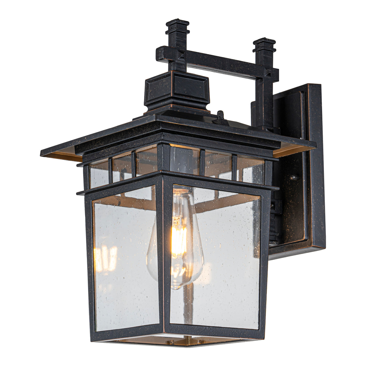 Promenade Medium Outdoor Wall Light, Antique Bronze