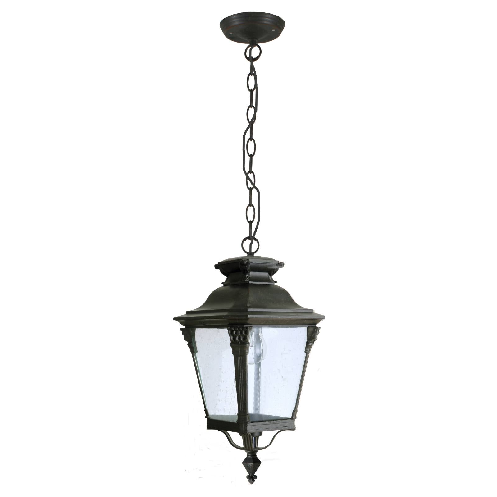 Transit Medium Indoor Chain Pendant Light, Antique Bronze