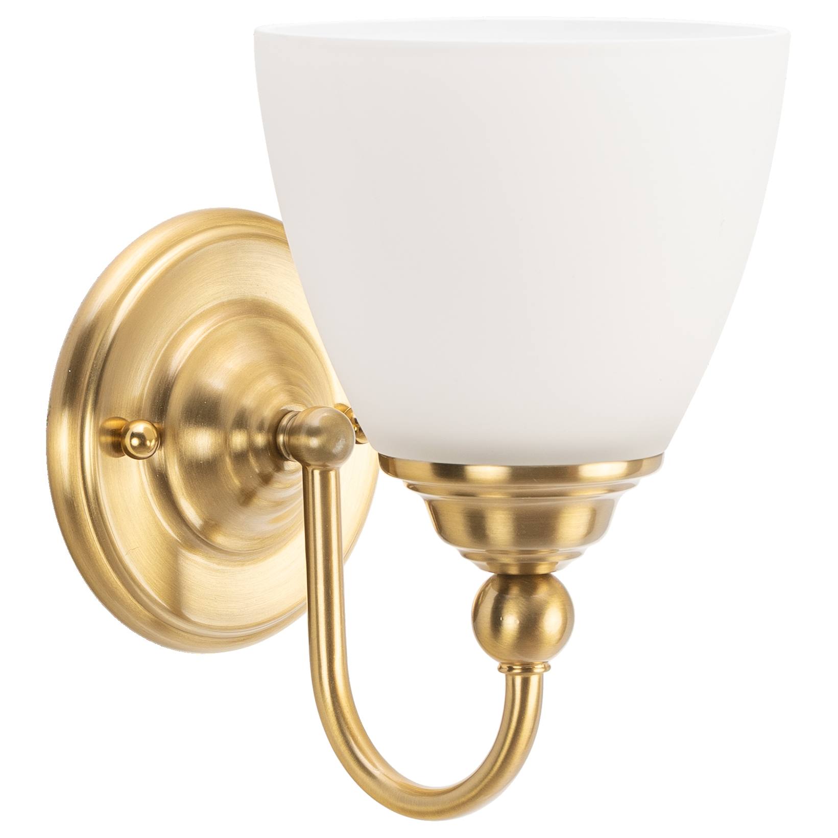 Nova 1 Light Wall Bracket, Satin Brass