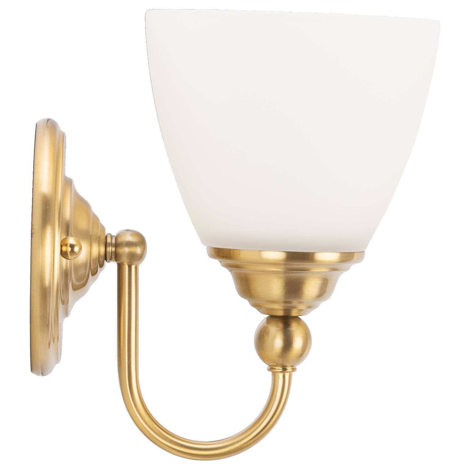 Nova 1 Light Wall Bracket, Satin Brass