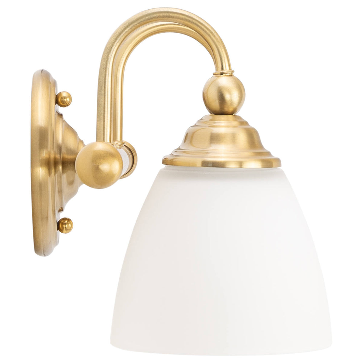 Nova 2 Light Wall Bracket, Satin Brass