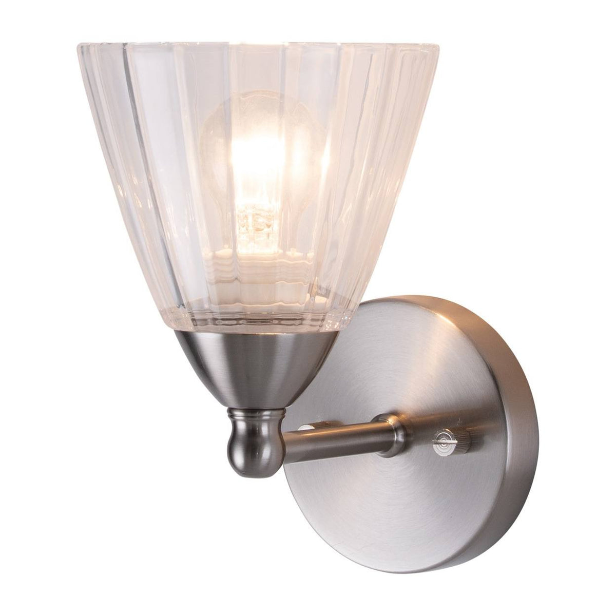 Summit 1 Light Wall Bracket, Brushed Nickel