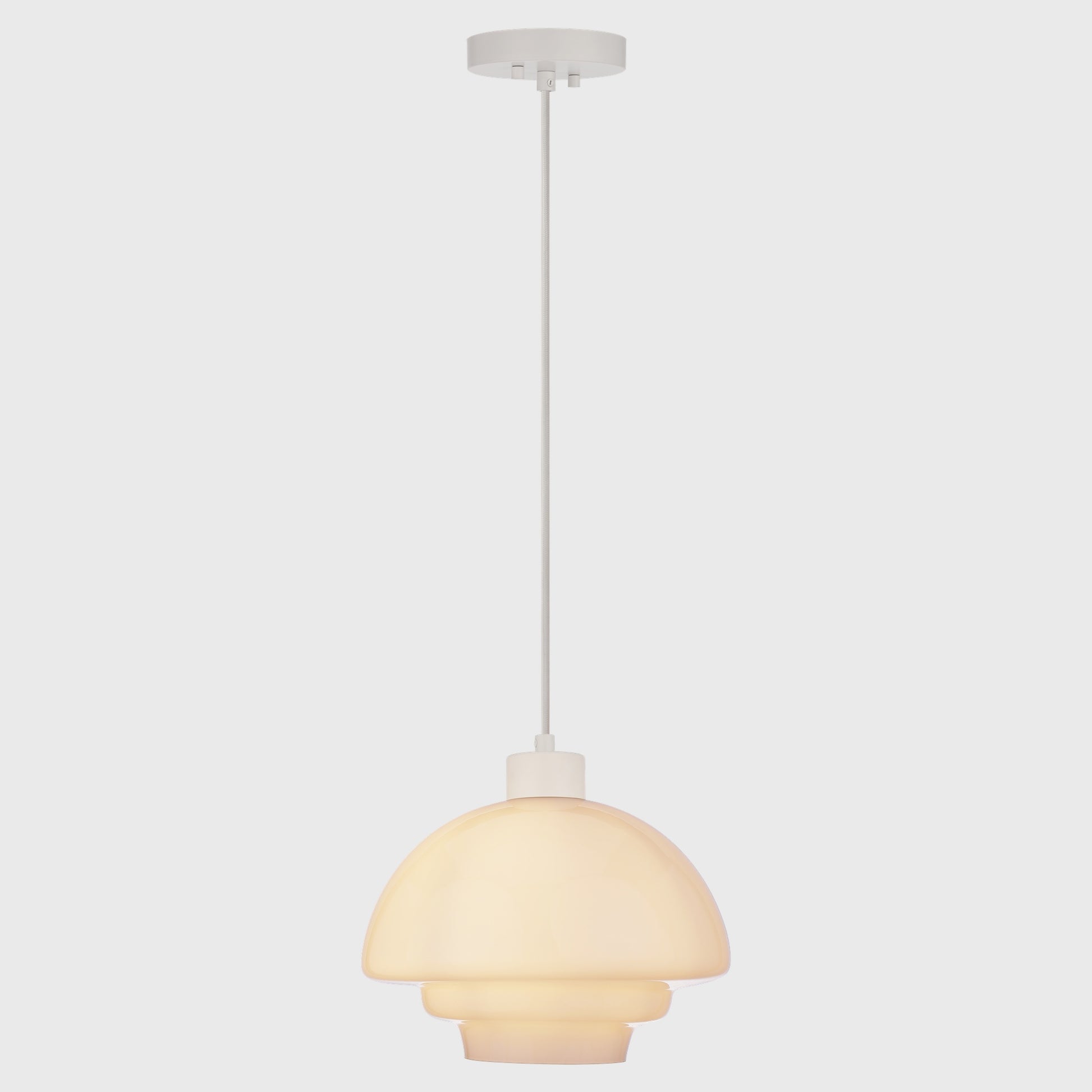 Fenwick Pendant 28cm, White