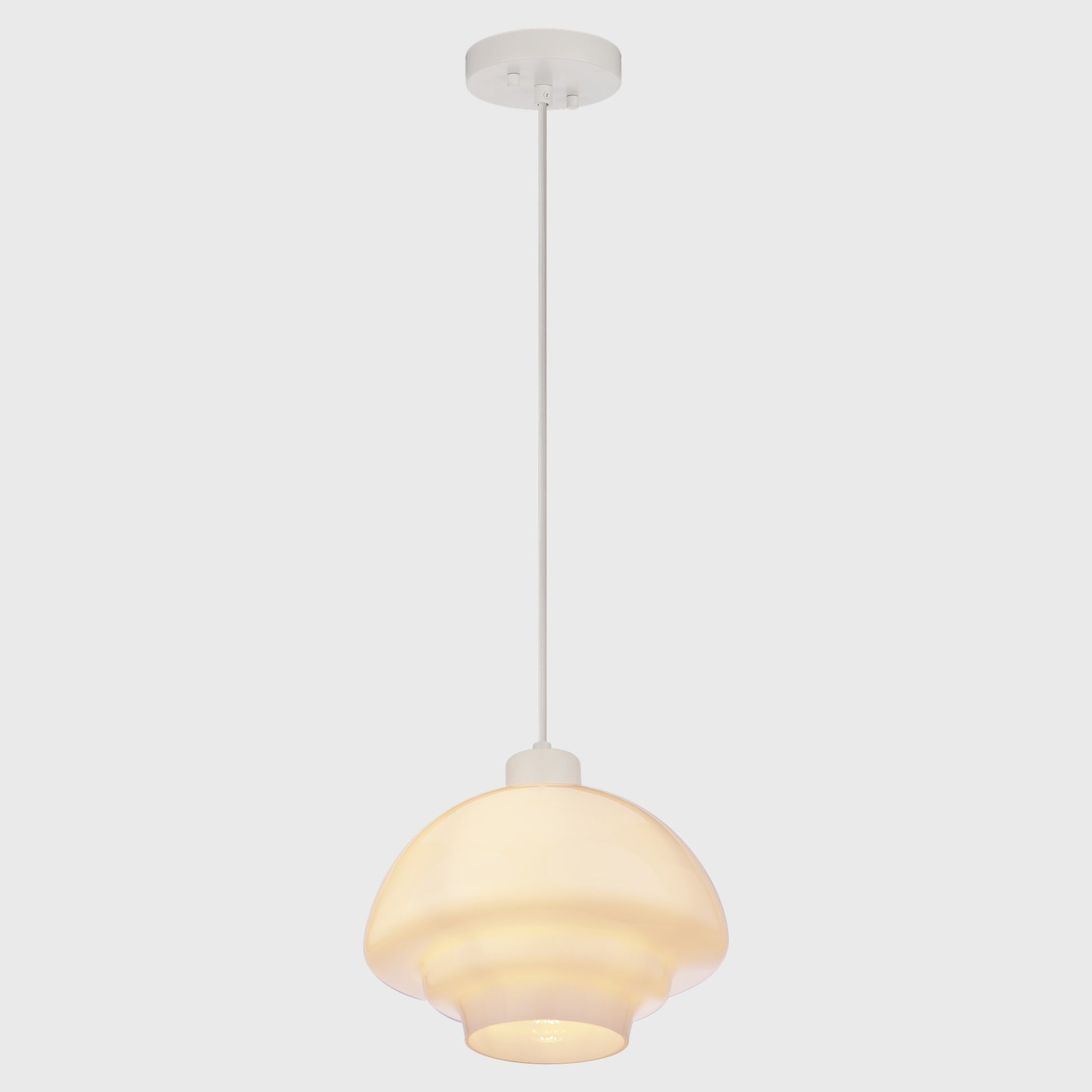 Fenwick Pendant 28cm, White