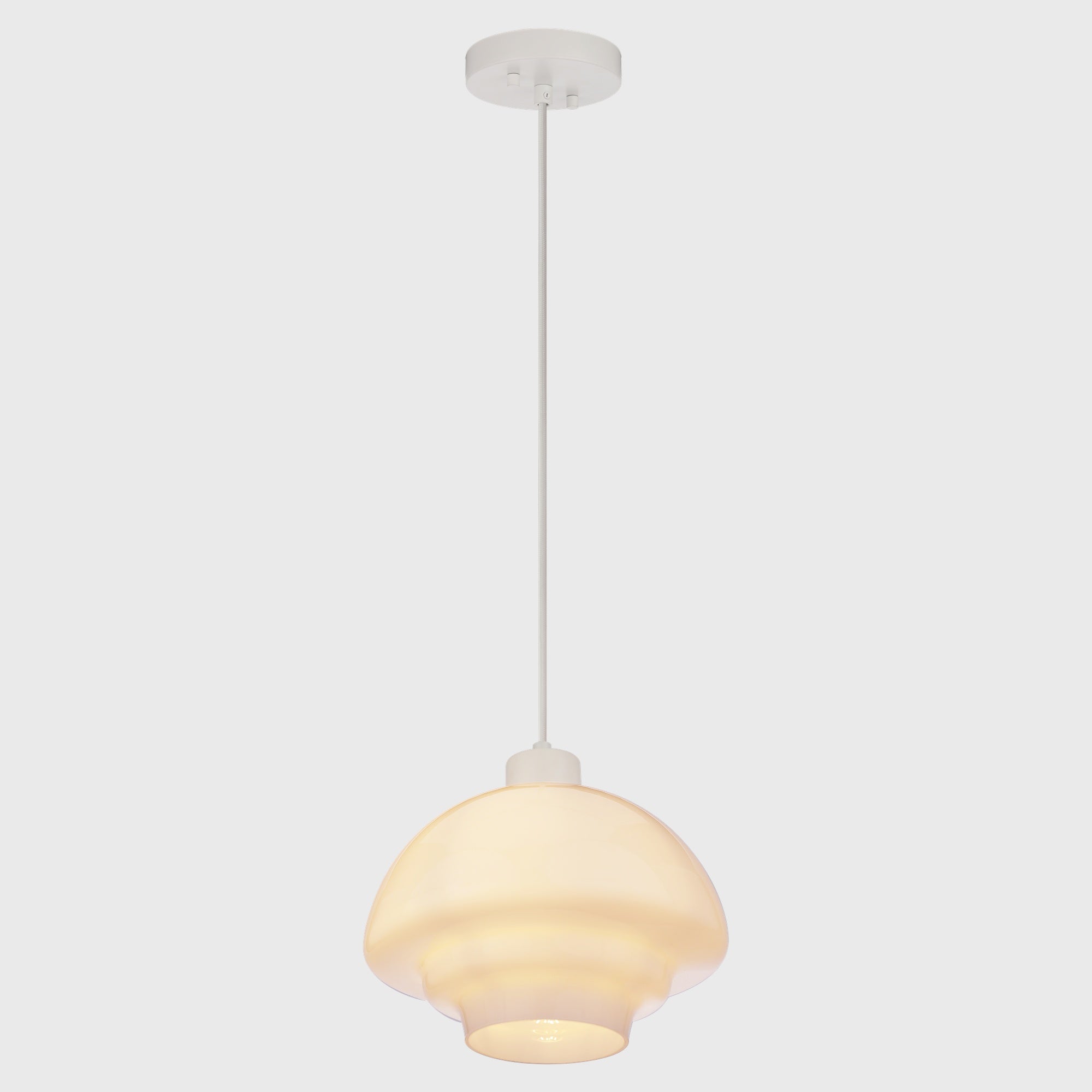Fenwick Pendant 28cm, White